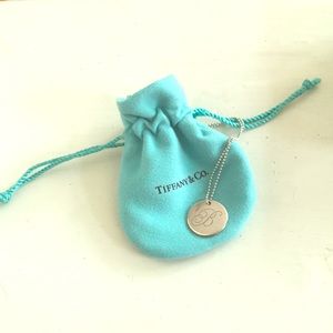 Tiffany & Co. “B” Necklace